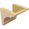 Ekena Millwork 6"W x 6"D x 6"H Wide Hughes Rough Cedar Woodgrain TimberThane Corbel, Primed Tan CORUR06X06X06HUGRCPR - alternate 4